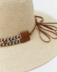 Kate Hat in Beige/Ribbon Belt
