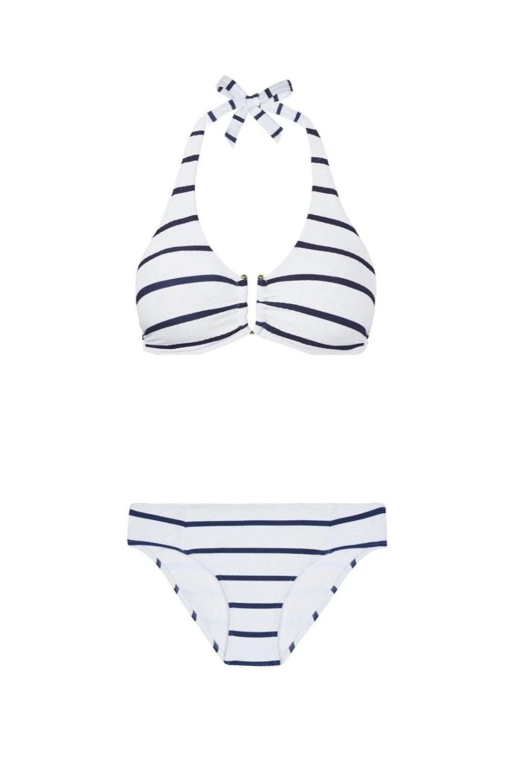 Nautical Stripe U Bar Bikini D-G Cups