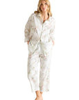 Essentiel Cropped Pj Set in Blanc Floral