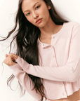 Adeanne Cardigan in Pale Pink