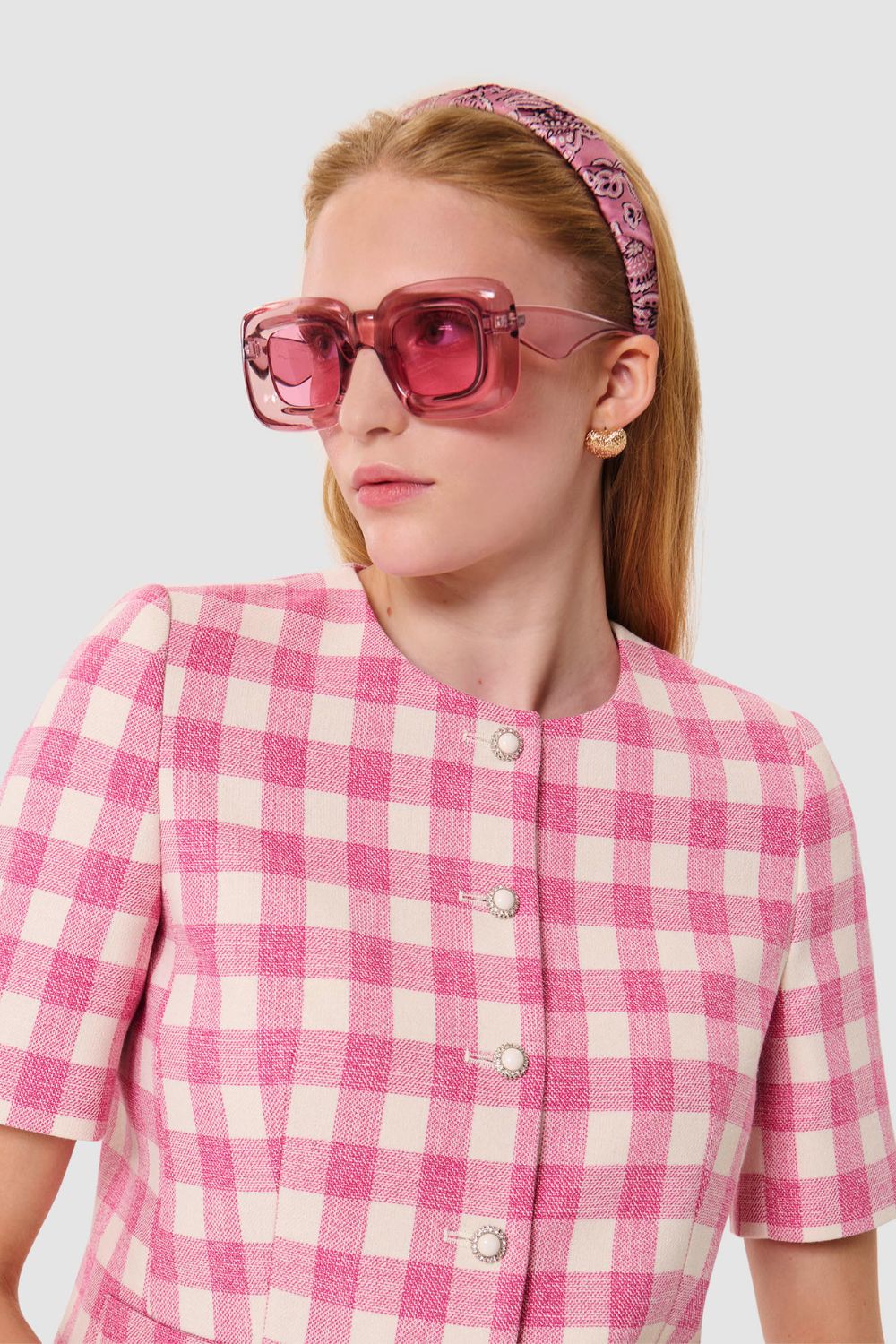 Vanita Gingham Jacket