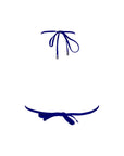 Ajourage Couture Triangle Bikini with Ties in Outremer