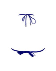 Ajourage Couture Triangle Bikini with Ties in Outremer