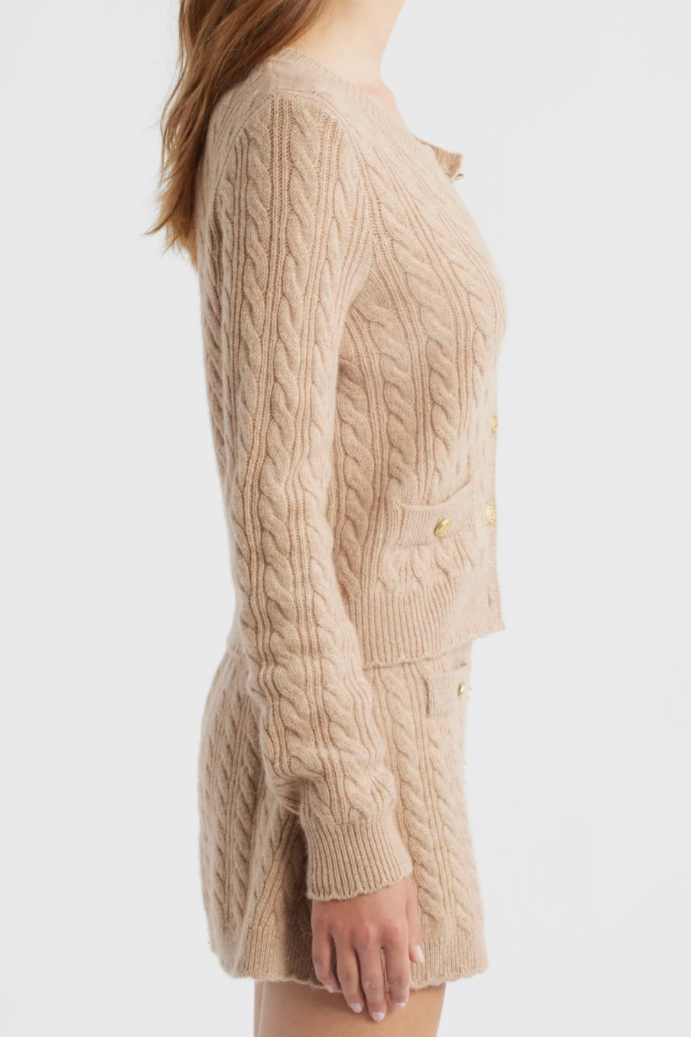 Eugenie Cardigan in Camel