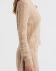 Eugenie Cardigan in Camel