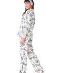 Bon Voyage Flannel Long PJ Set