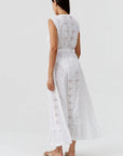 Marta Maxi Dress in White