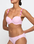 Avero Padded Balcony Bra in Lily Rose
