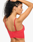 Longline Underwire Bra in Ibisco