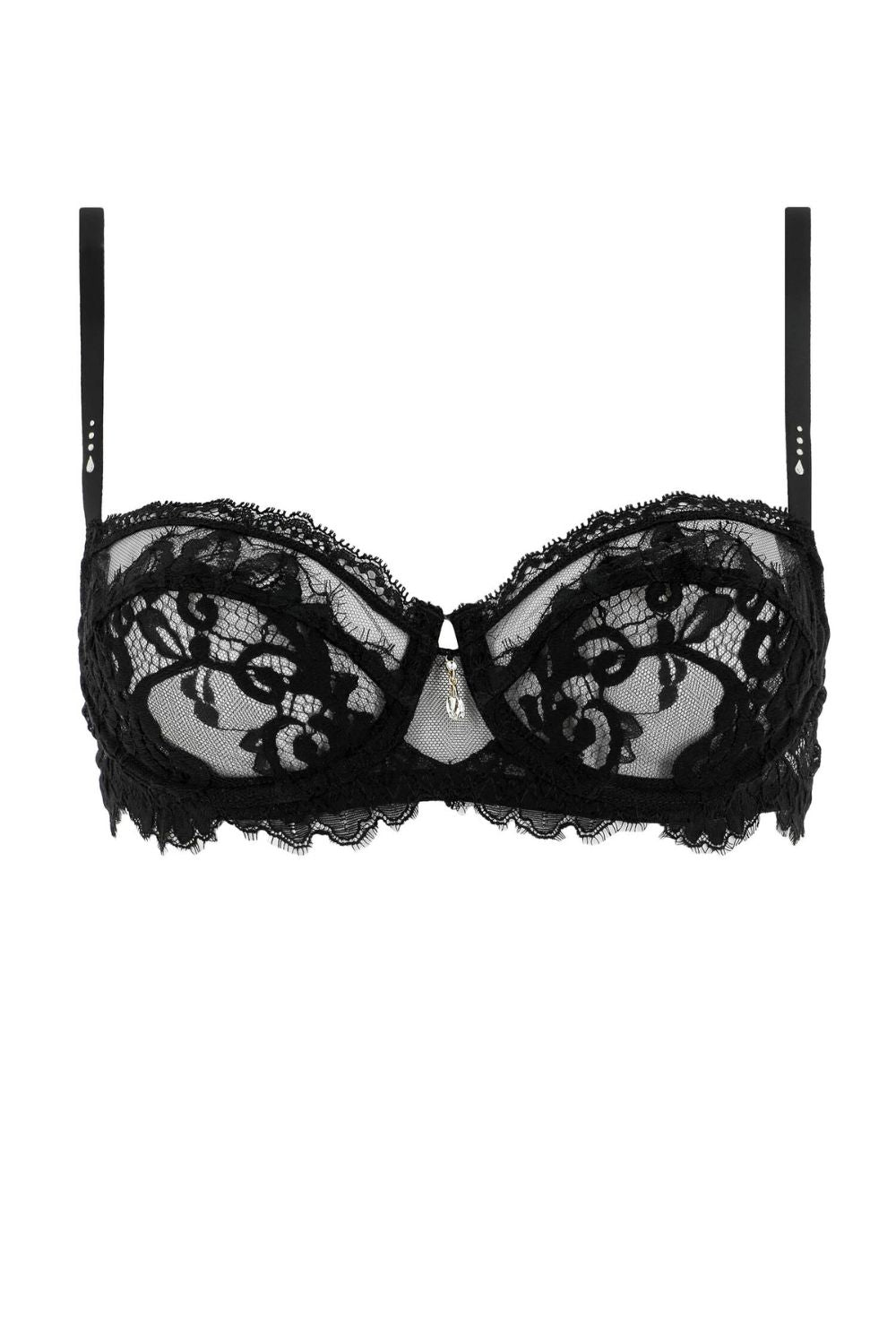 Desirs De Venise Demi Cut Bra in Black