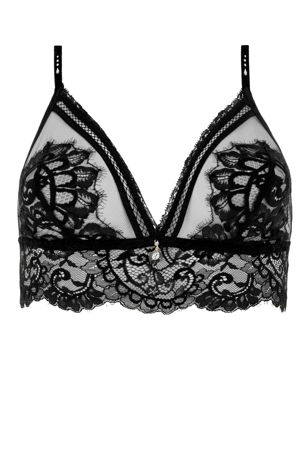 Desirs de Venise Bralette in Black