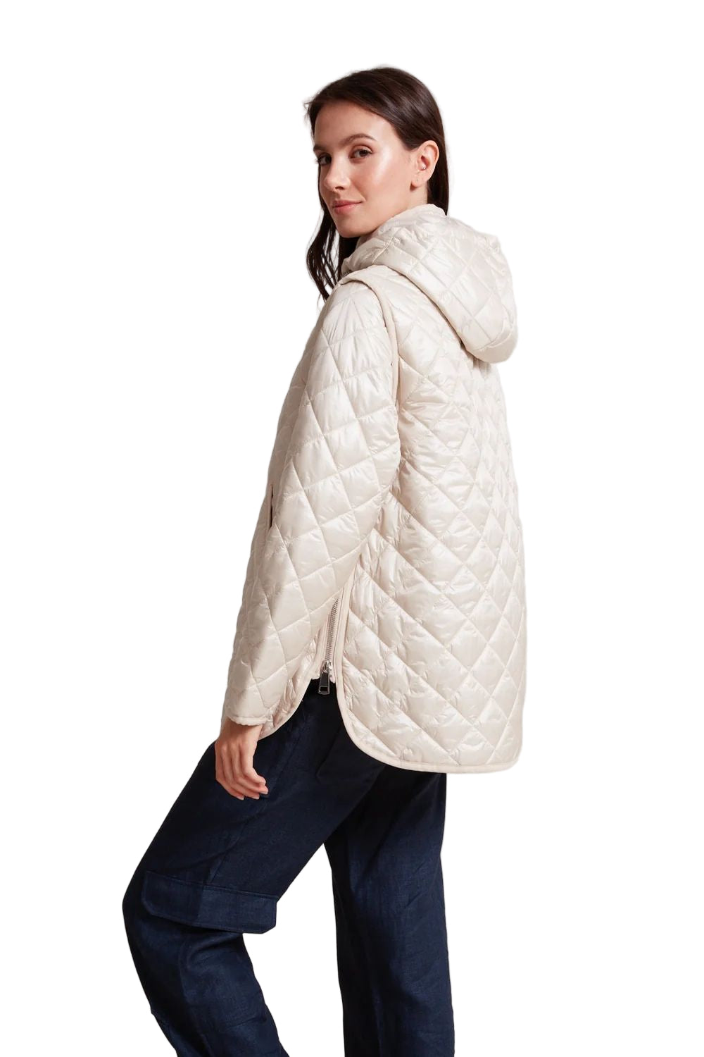 Tilly Quilted Jacket in Champagne