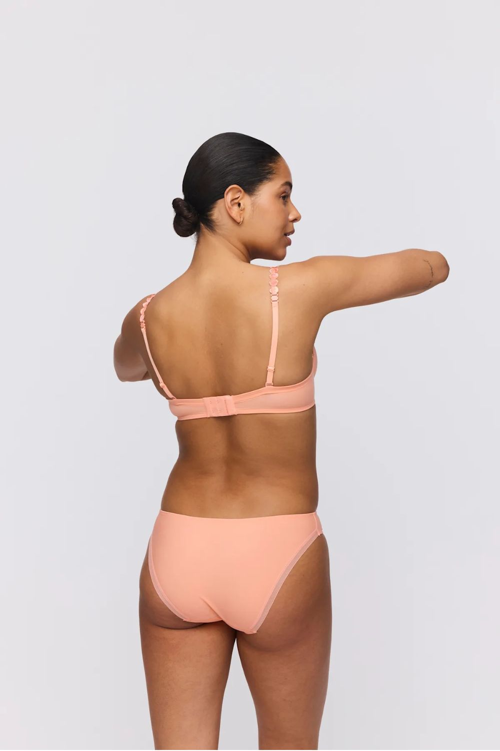 Tom Heart Shaped Bra in Papaya