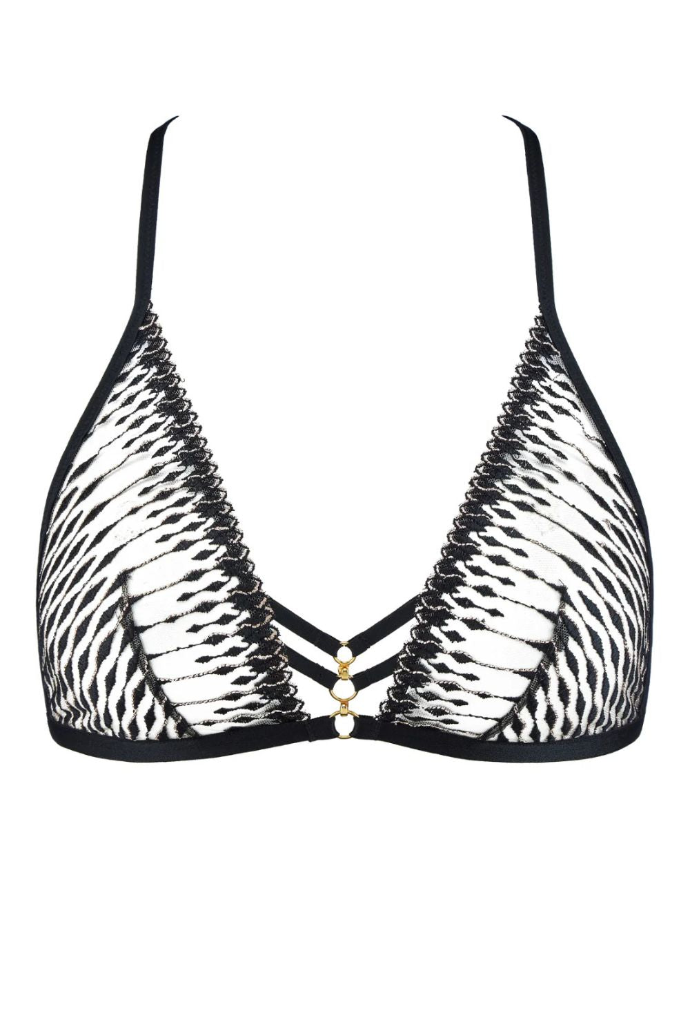 Voodoo Kiss Bralette in Millenium Black