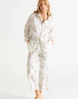 Essentiel Cropped Pj Set in Blanc Floral