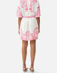 Short Shirt Dress in Livin La Vida Rosa