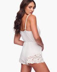 Romanza Romper in Moon Ivory