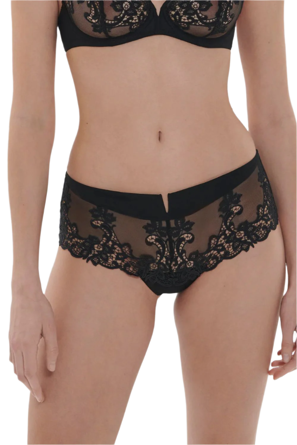 Saga Boyshort in Black