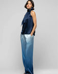 Halterneck Silk Top