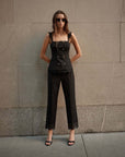 Cheyenne High Rise Pant in Black