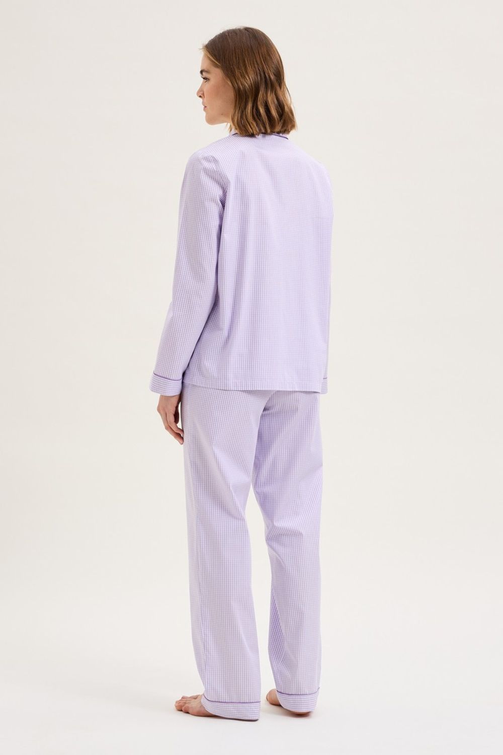 Essentiel Long Pj Set in Mauve