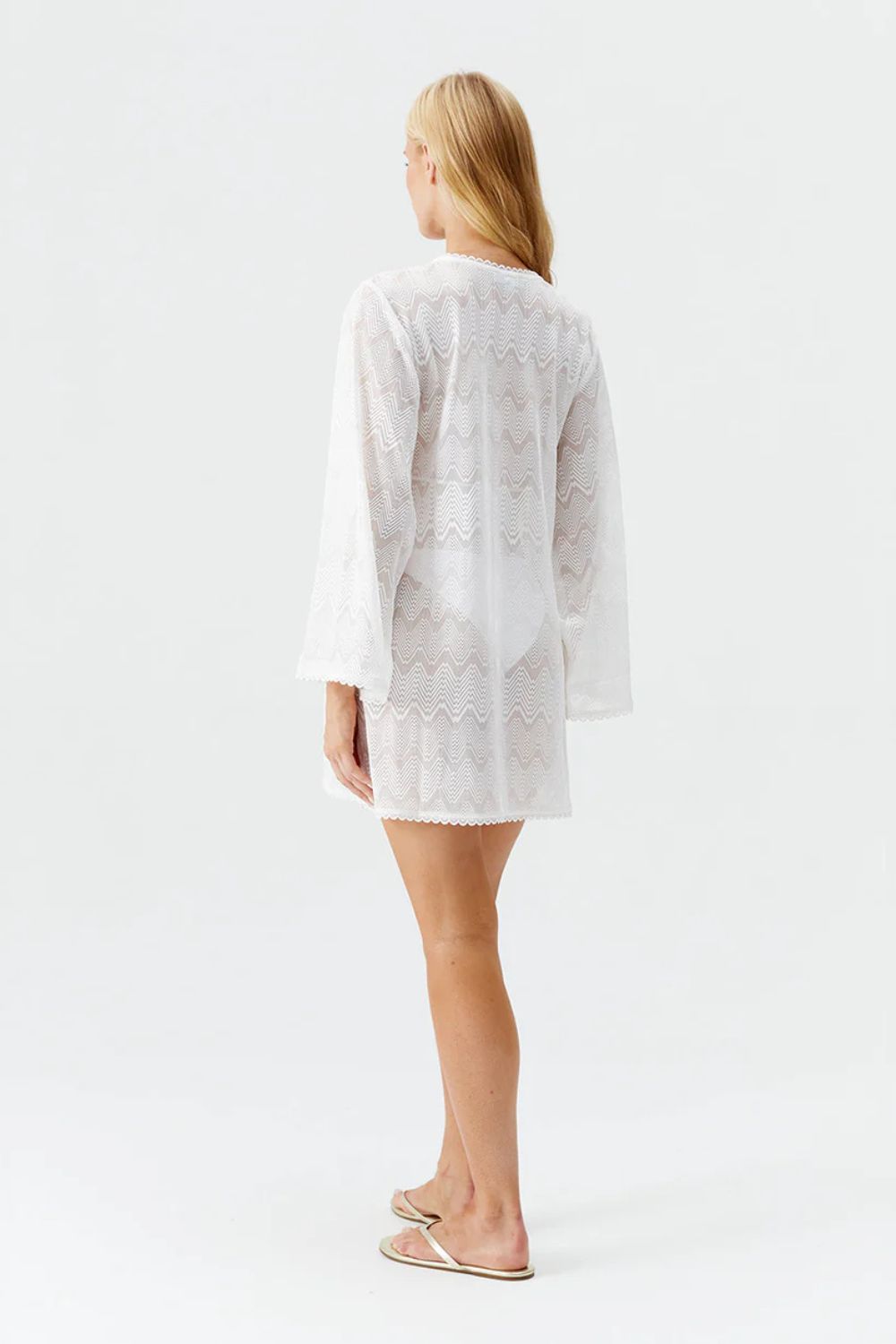 Keira Kaftan in White