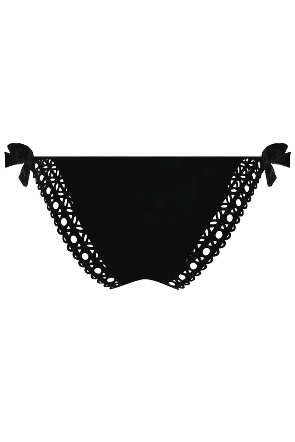 Ajourage Couture Bikini Bottom With Narrow Sides