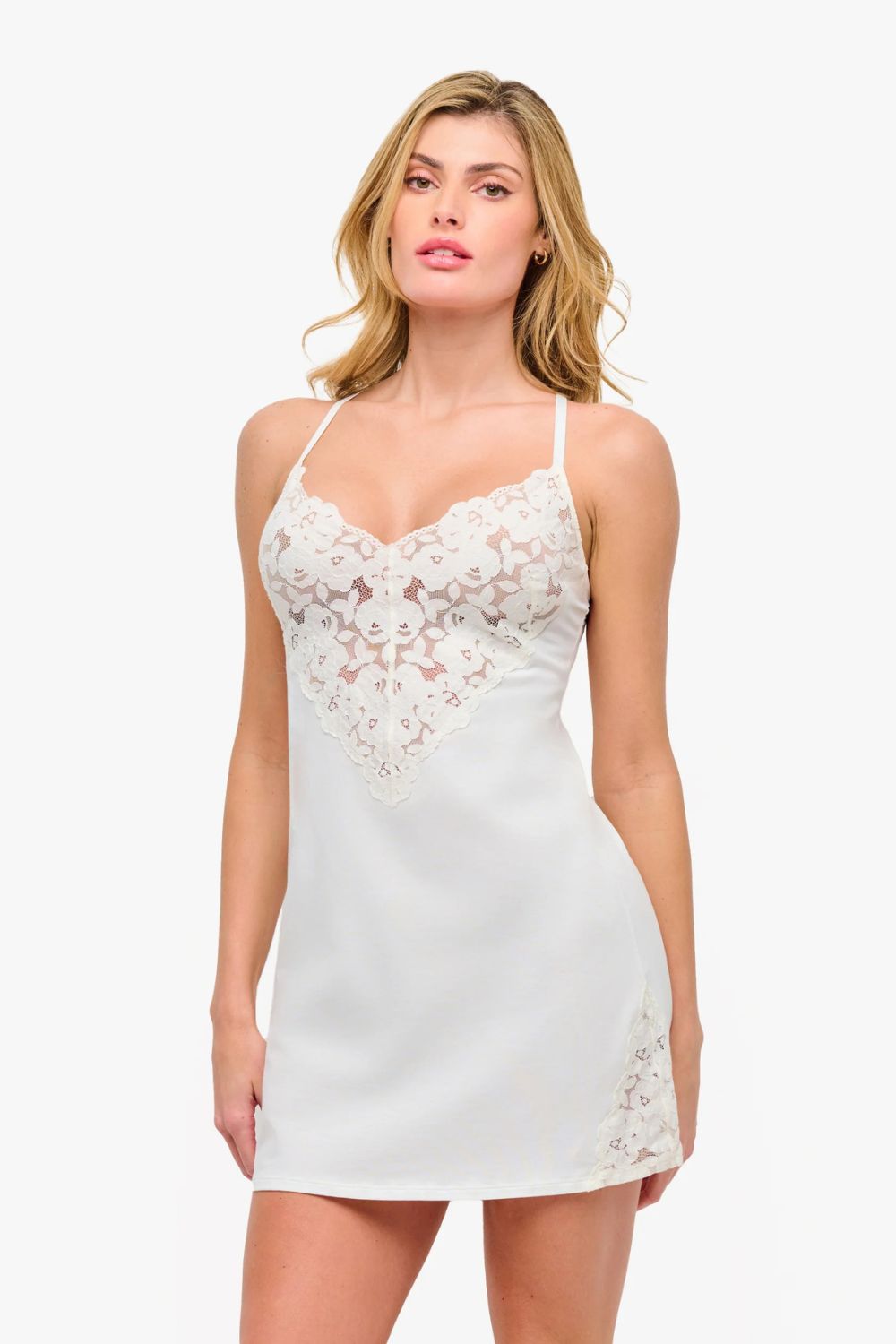 Romanza Slip in Moon Ivory