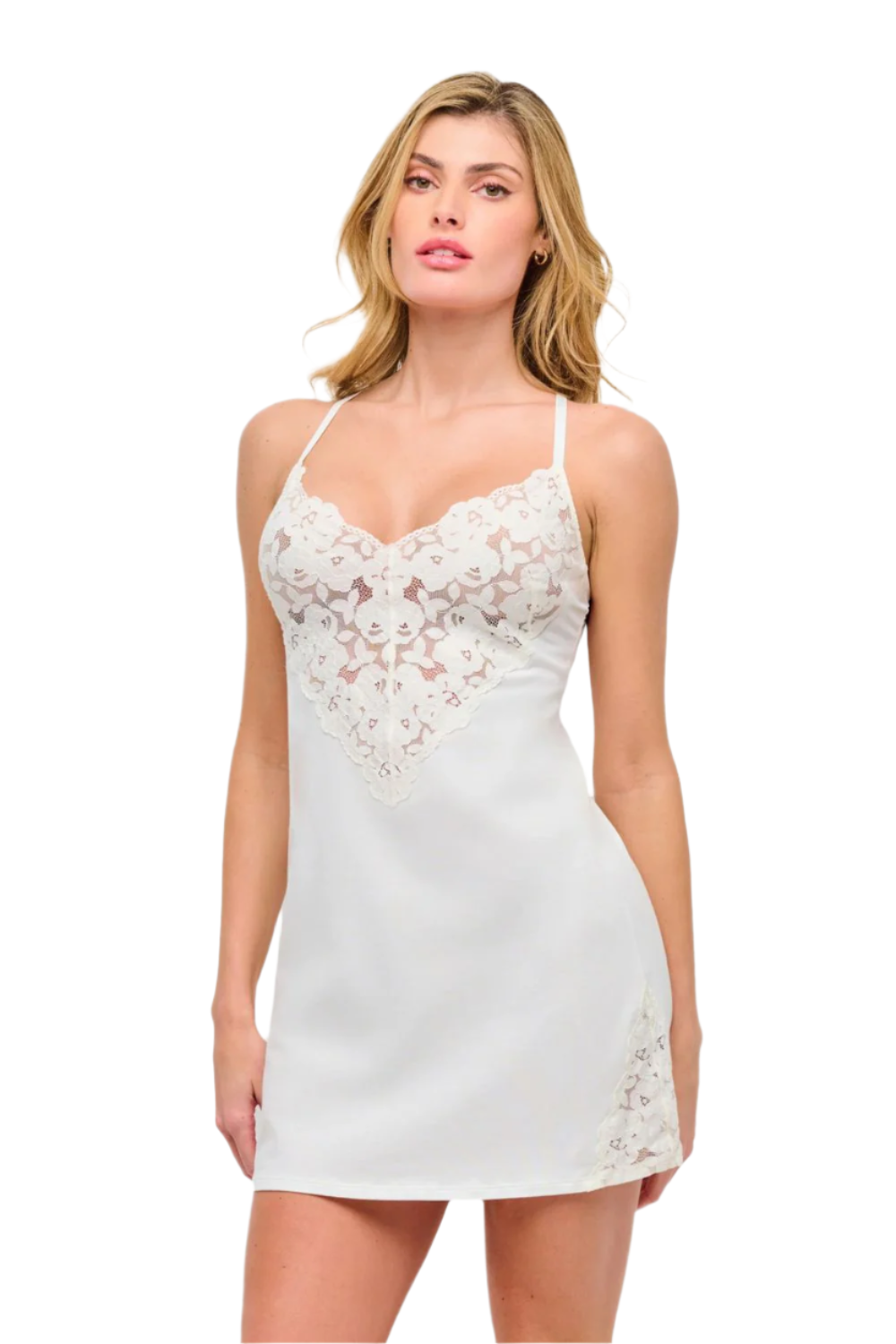 Romanza Slip in Moon Ivory