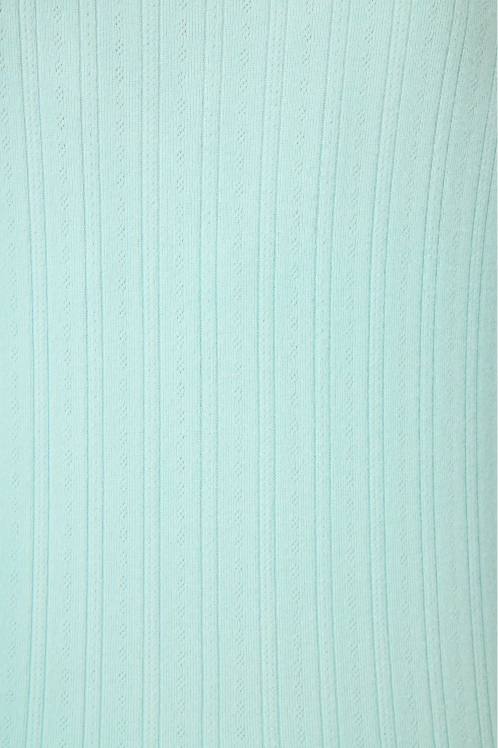 Pointelle Long PJ Set in Light Mint