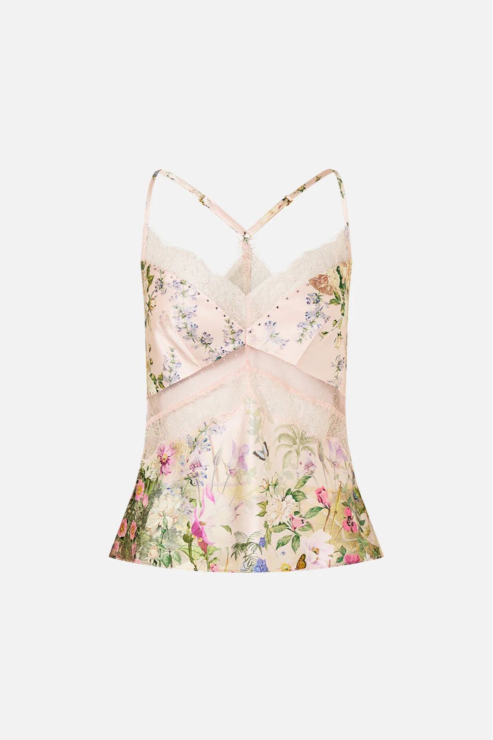Lace Spliced Bias Cami