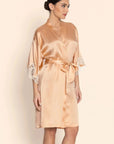 Splendeur Soie Robe in Peche