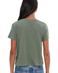 Louisa Short Sleeve Tee in Eucalyptus