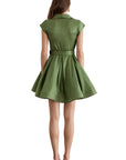 Juliette Mini Dress in Green