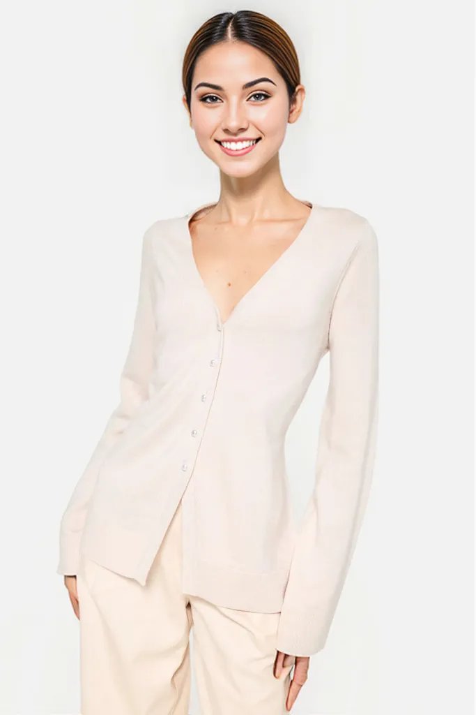 Narin Cardigan in Bone