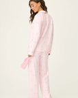 Happy Hour Long PJ Set in Light Pink