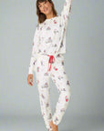 Candy Cane Lane Long Pajama Set