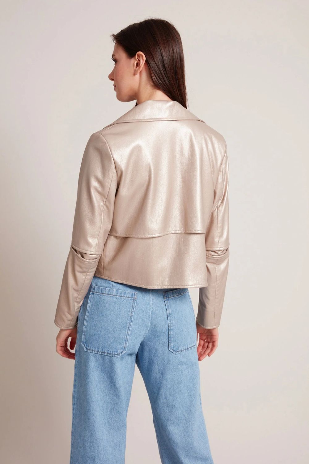 Ninon Short Leather Jacket