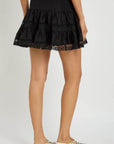 Hortens Short Skirt in Black