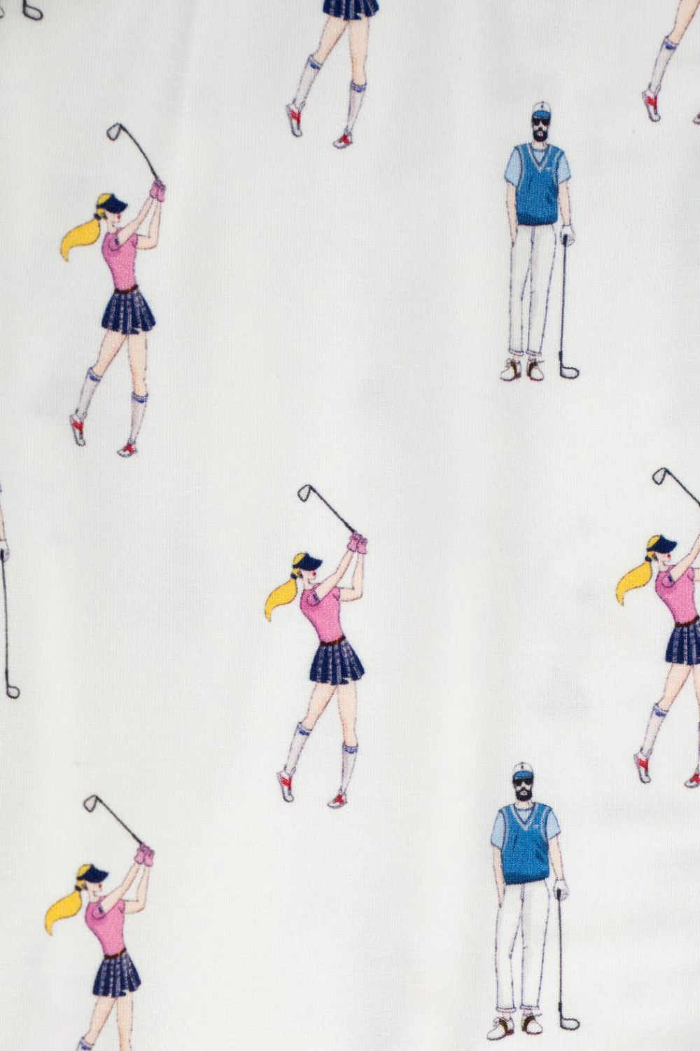 Jolene Golf Print Short Pajama Set