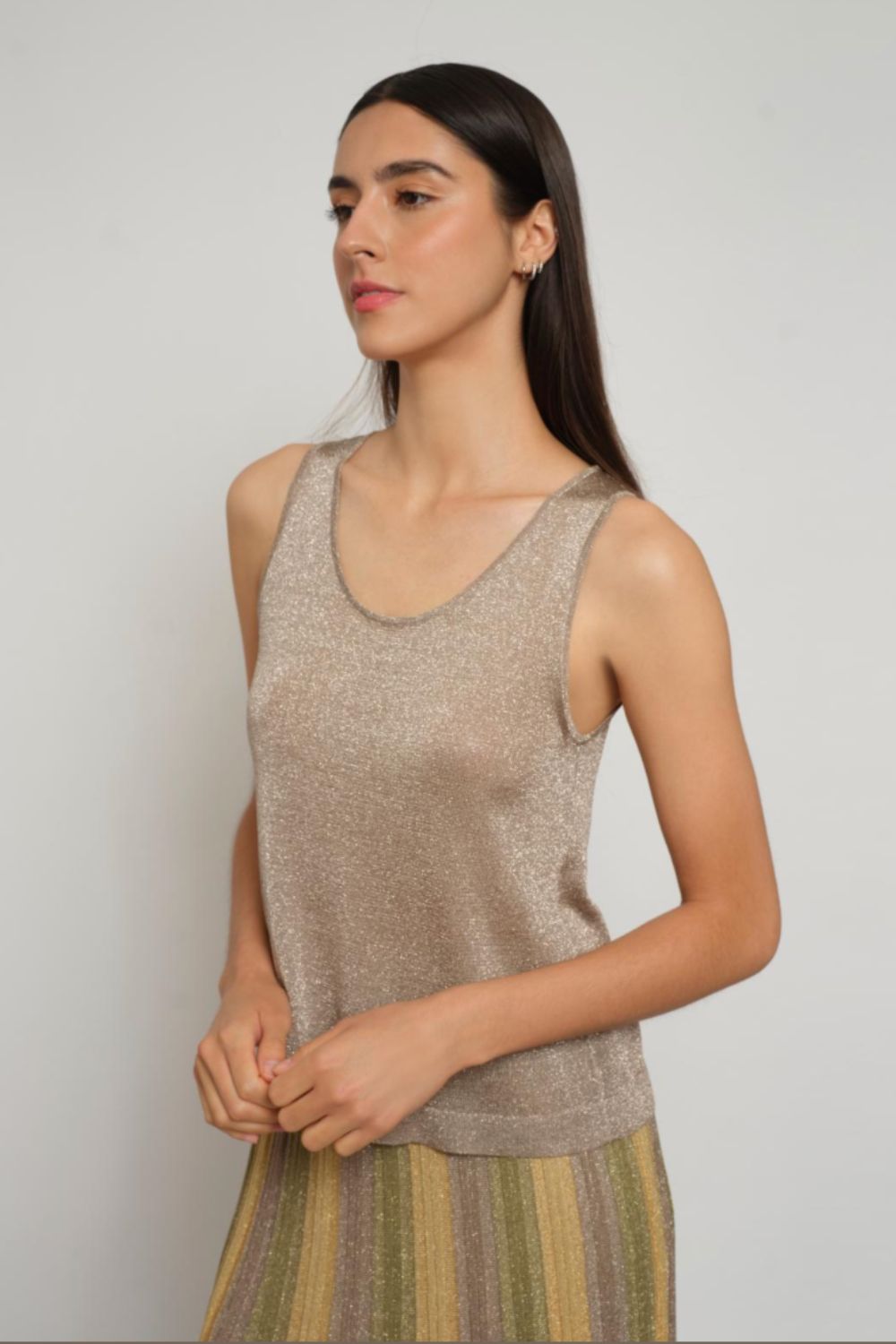 Gala Tank Top in April Moon