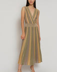 Gala Sleeveless Wrap Dress