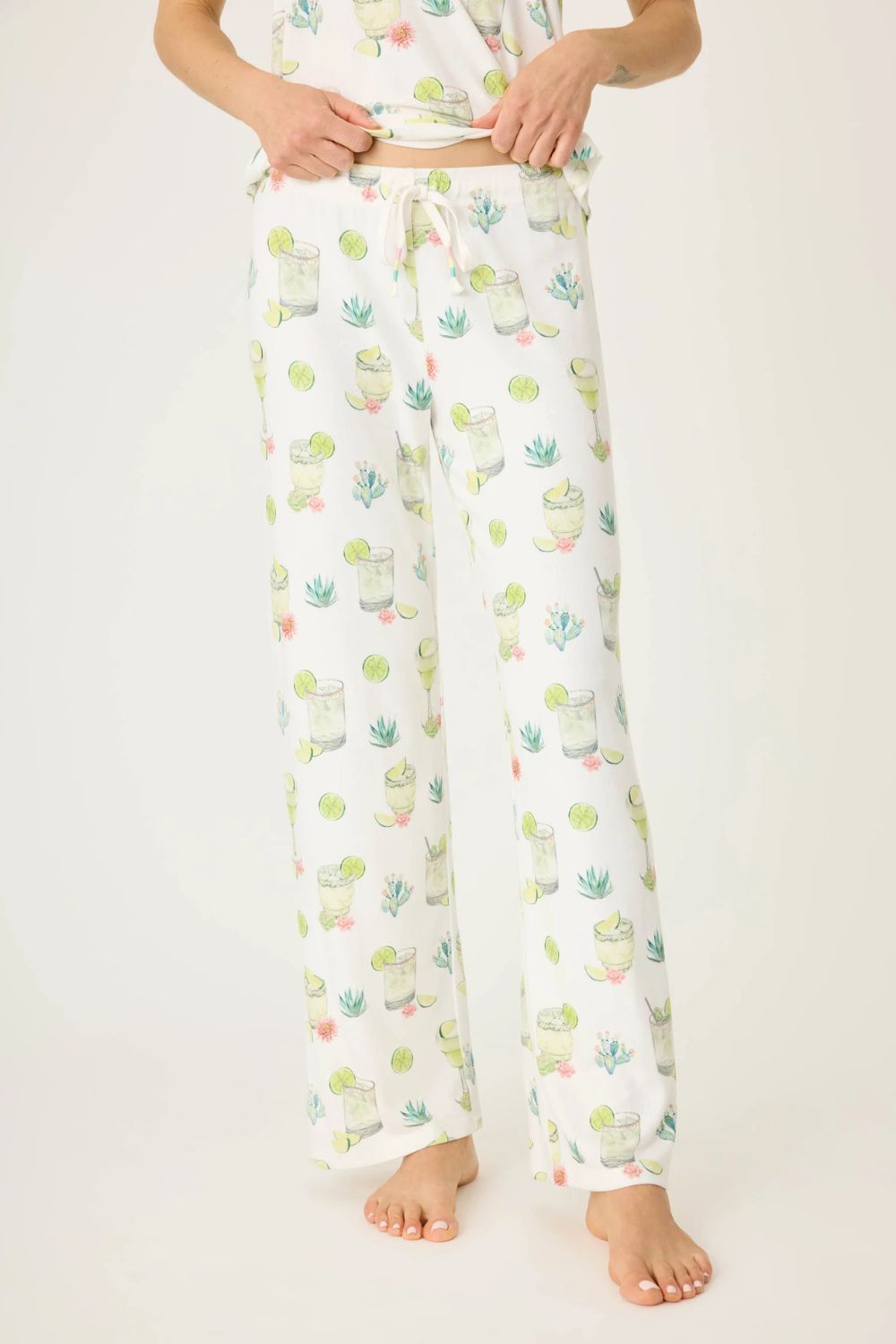 Lime Sunshine Long PJ Set