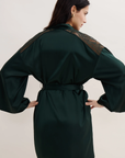 Midnight Whisper Kimono in Whisper Green