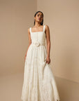 Adya Long Dress in Off-White