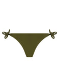 Ajourage Couture Triangle Bikini with Ties in Avocado