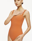 Sadie Silent Underwire One-Piece in Terra Cotta