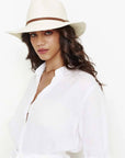 Fedora Cream/Tan Belt