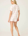 Pretty Punch Short Sleeve and Shorts Pajama Set