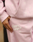 Snow Angel Sweatpants in Light Pink